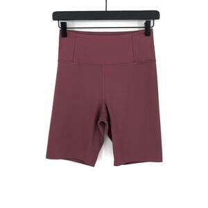 GIRLFRIEND COLLECTIVE Rib High-Rise Bike Shorts Gogi Purple S